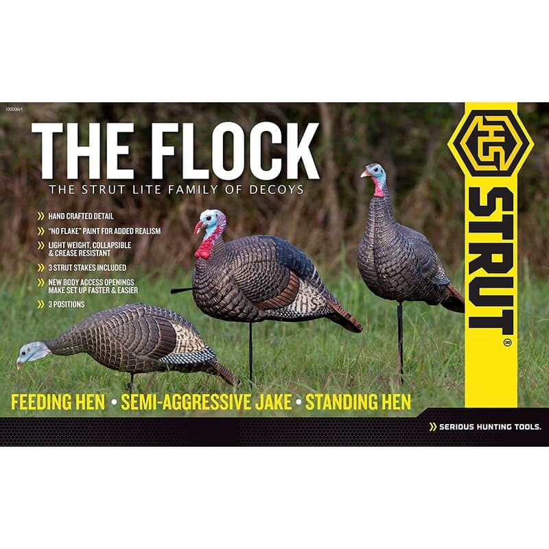 HS Strut Lite Flock Pk Turkey Decoys