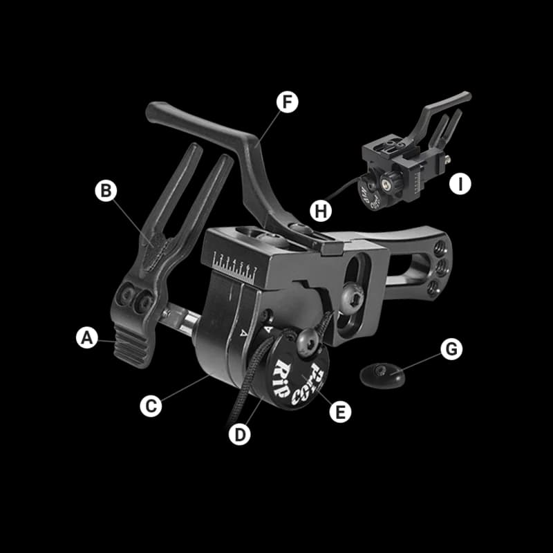 Ripcord Max  No Micro Adj  LH (Black)