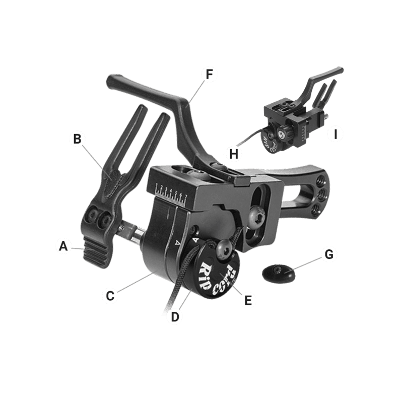 Ripcord Max  Micro Adj  RH (Black)