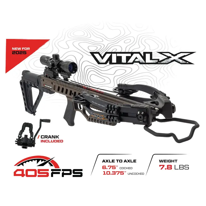 Killer Instinct Vital X  405 with Crank Crossbow  Pkg