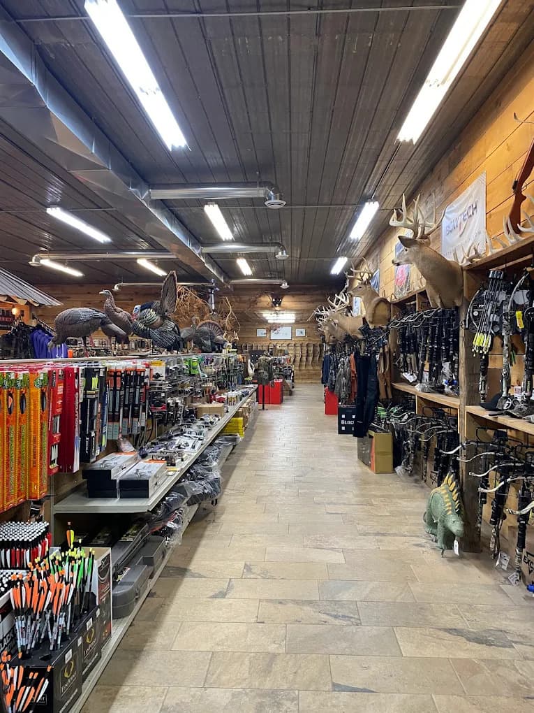 Inside Antler River Archery — bows, arrows and archery gear