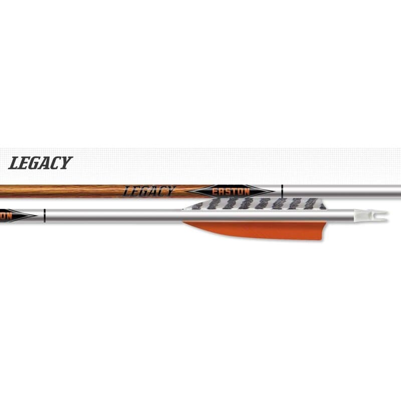 Easton Legacy Arrows 4" feather 600 (1/2 doz)